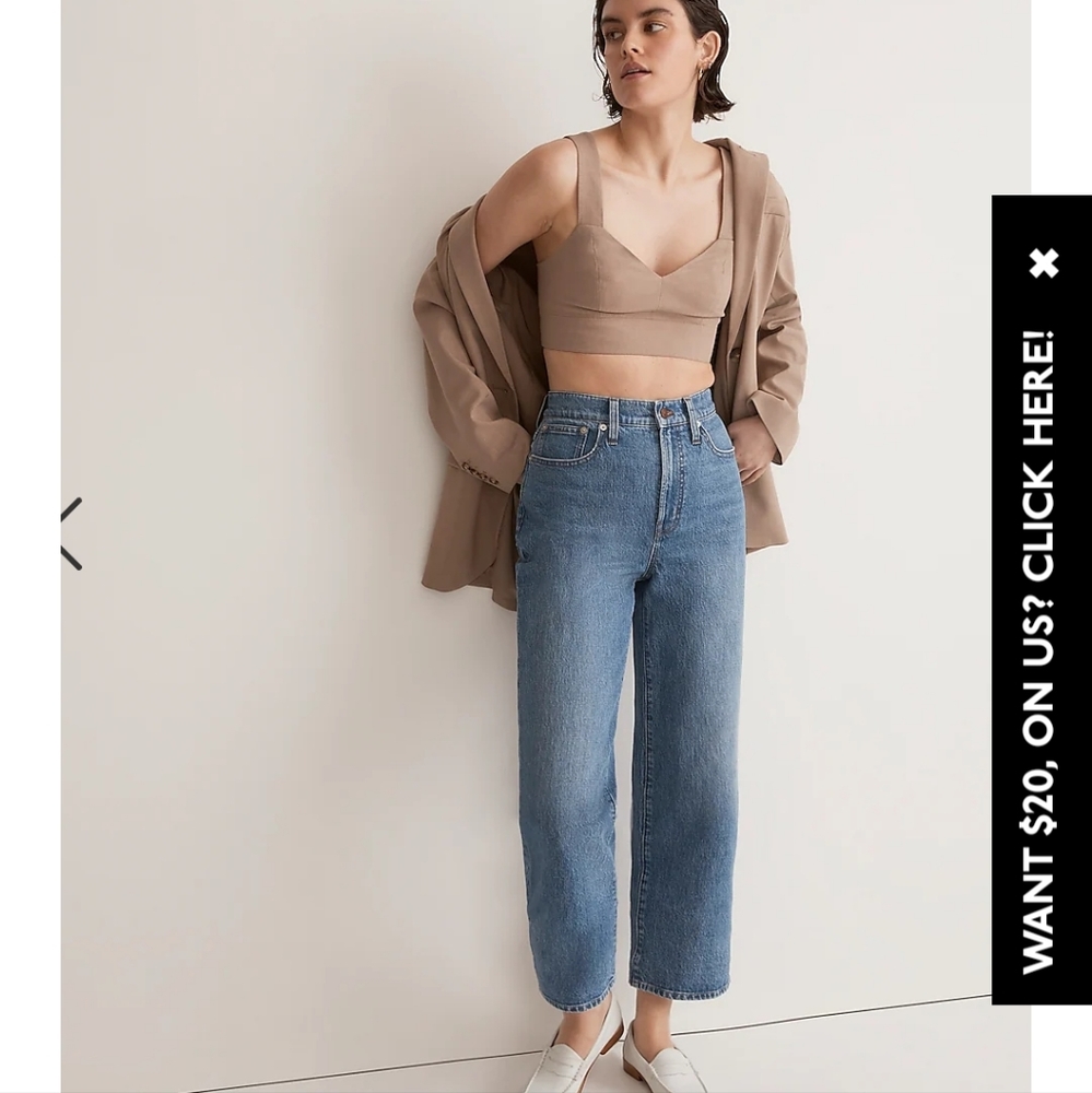 Madewell Jeans: The Perfect Vintage Wide-leg Crop Jean